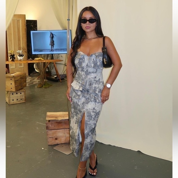 Zara NWT printed cargo dress - Picture 12 of 14